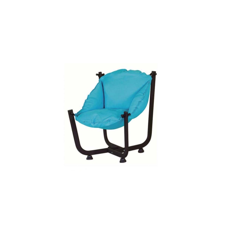 Renkli Keyif Sandalyesi Bahçe Ve Balkon Mobilyası Mavi resim detay