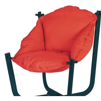 Renkli Keyif Sandalyesi Bahçe Ve Balkon Mobilyası Kırmızı ürün yorumları resim