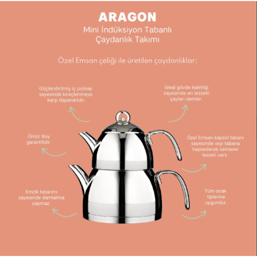 Aragon Mini Çaydanlık resim önizleme