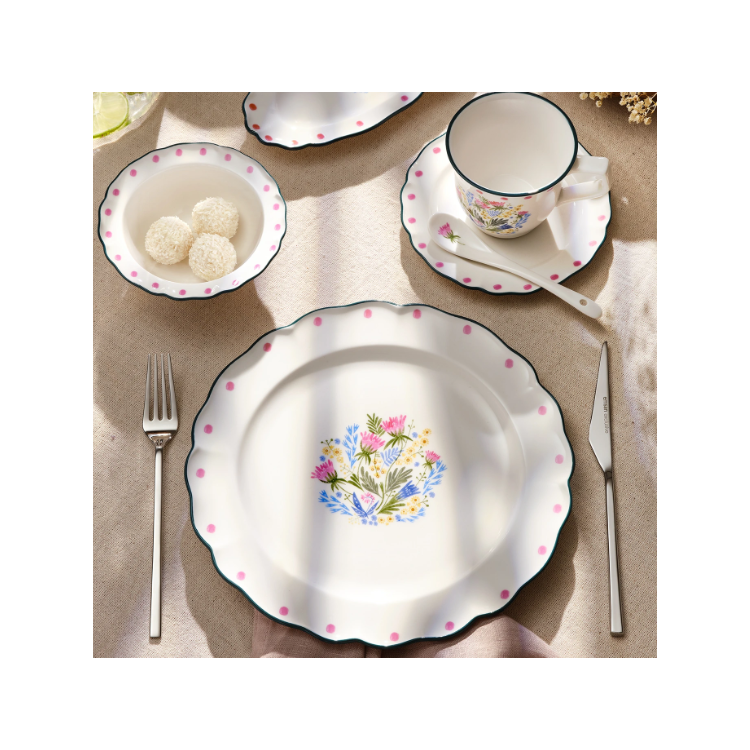 Emsan Yolanda Porselen 32 Parça 6 Kişilik Kahvaltı/servis Takımı resim detay