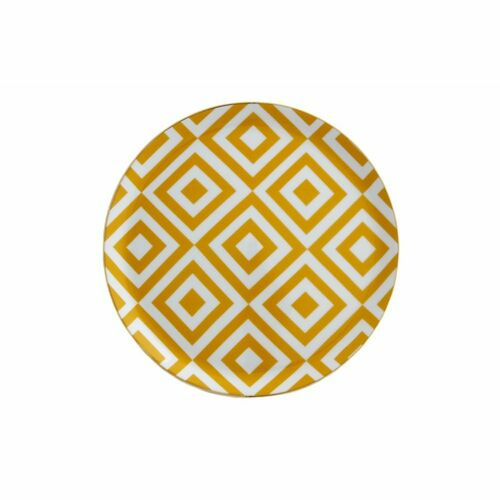 Porland Morocco Desen4 Sarı Düz Tabak 24cm resim önizleme