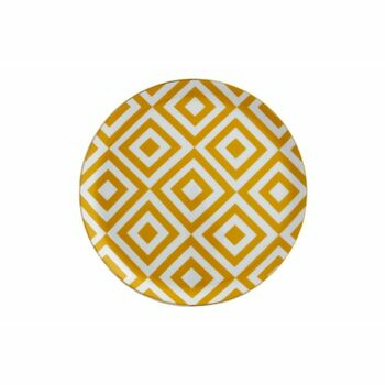 Porland Morocco Desen4 Sarı Düz Tabak 24cm ürün yorumları resim