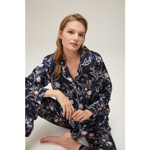 Mia Düğmeli Pijama Takımı Medıum resim önizleme